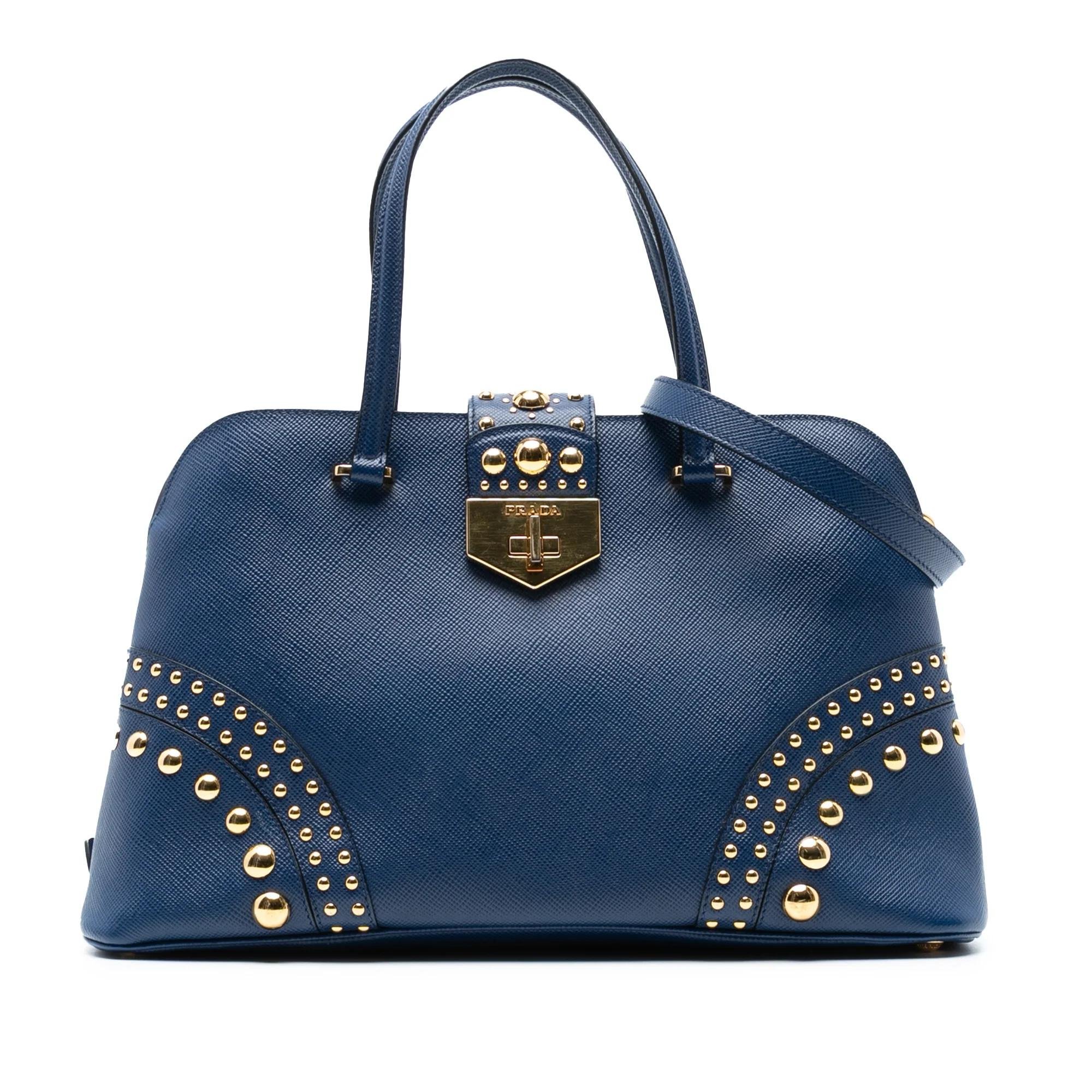 Promenade leather handbag