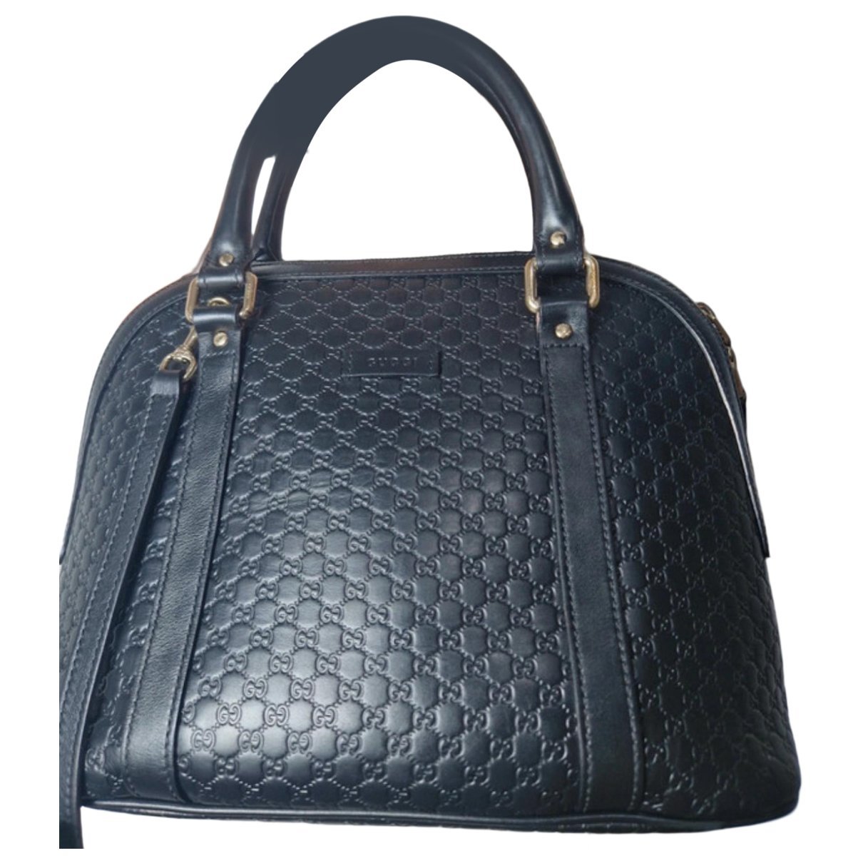 Ophidia Dome leather handbag