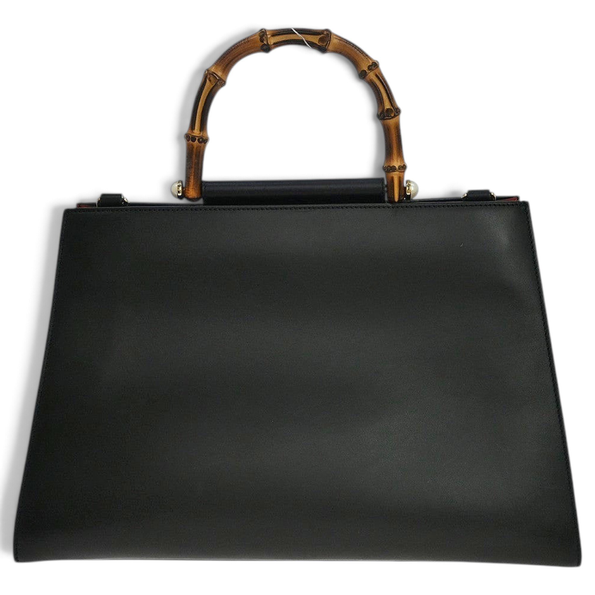 Bamboo leather handbag