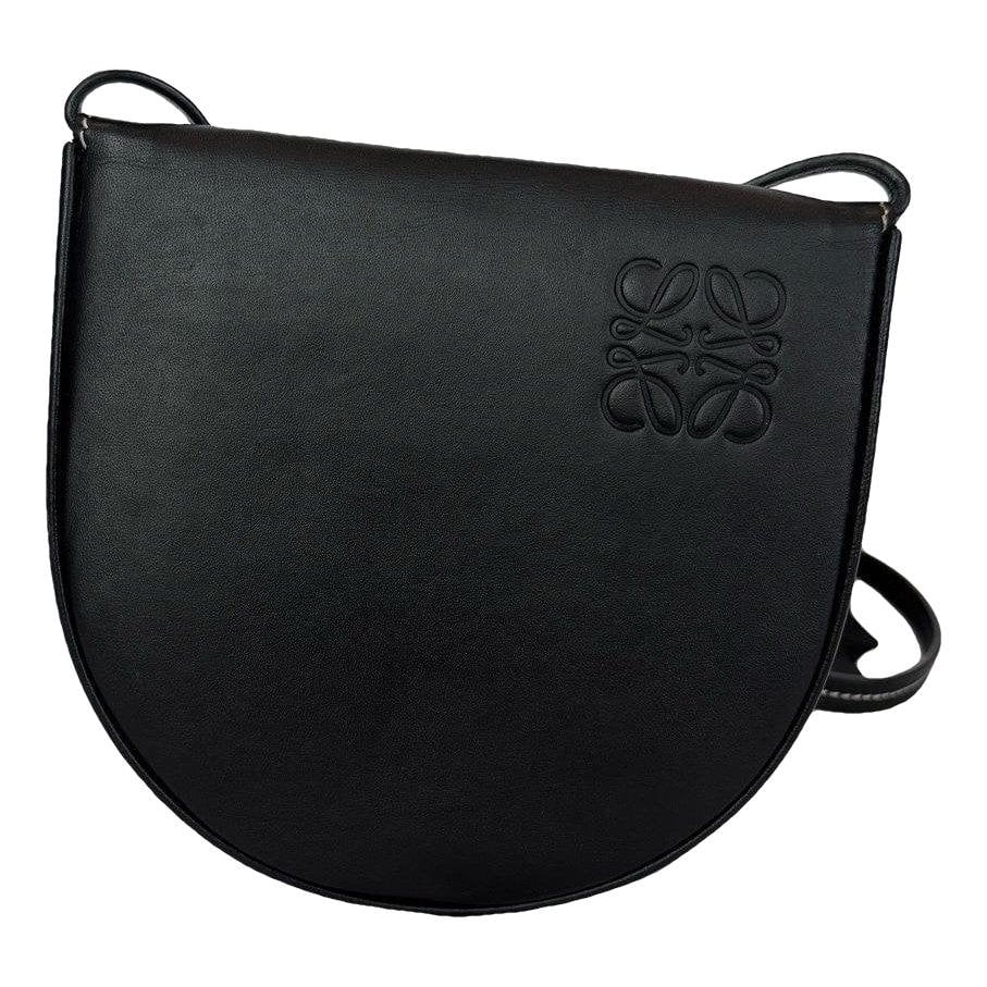 Heel leather handbag