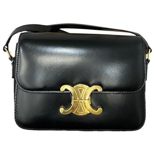 Triomphe leather handbag