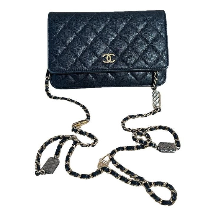 Wallet On Chain Timeless/Classique leather crossbody bag