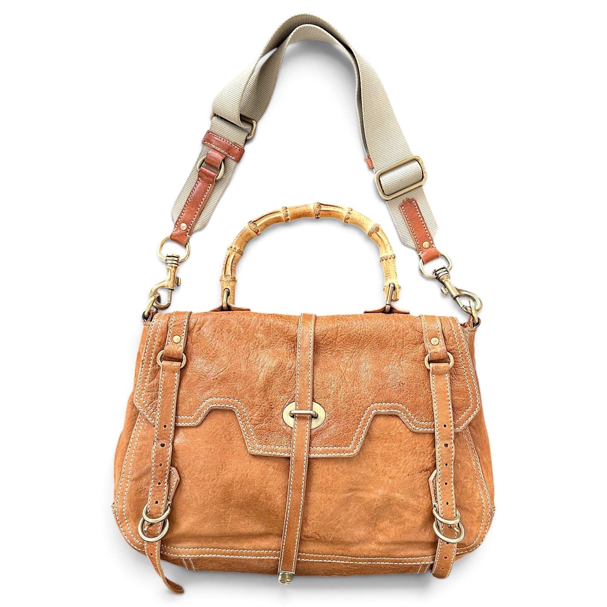 Leather handbag