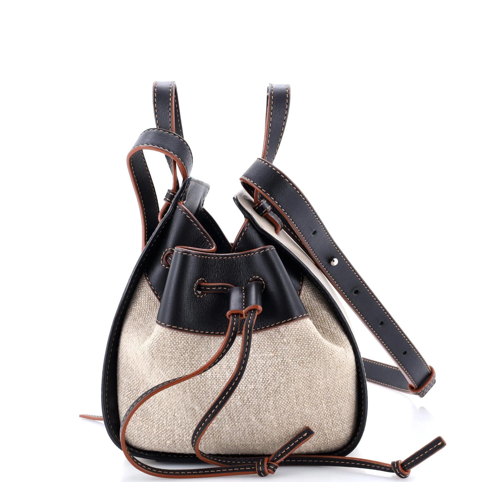 Hammock leather crossbody bag