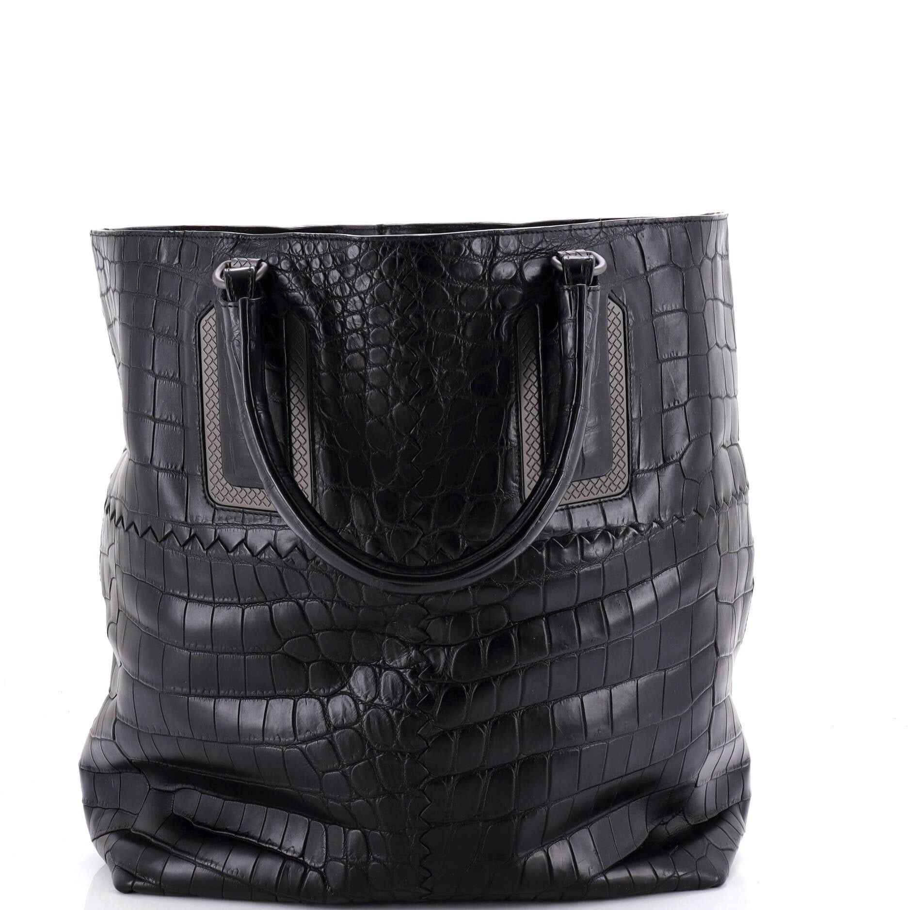 Open Tote Crocodile Medium