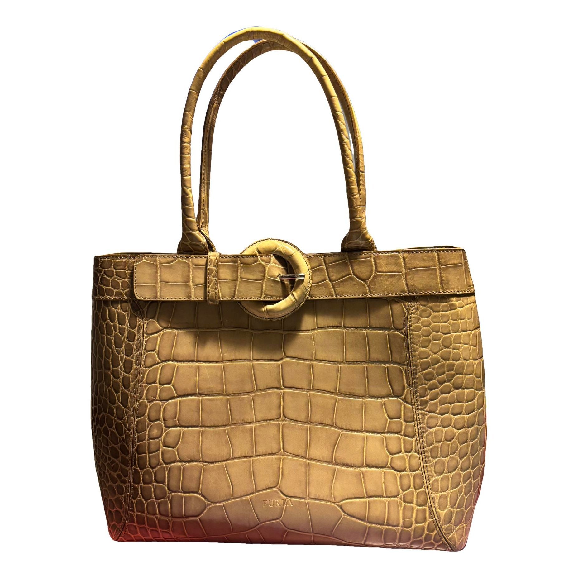 Leather handbag