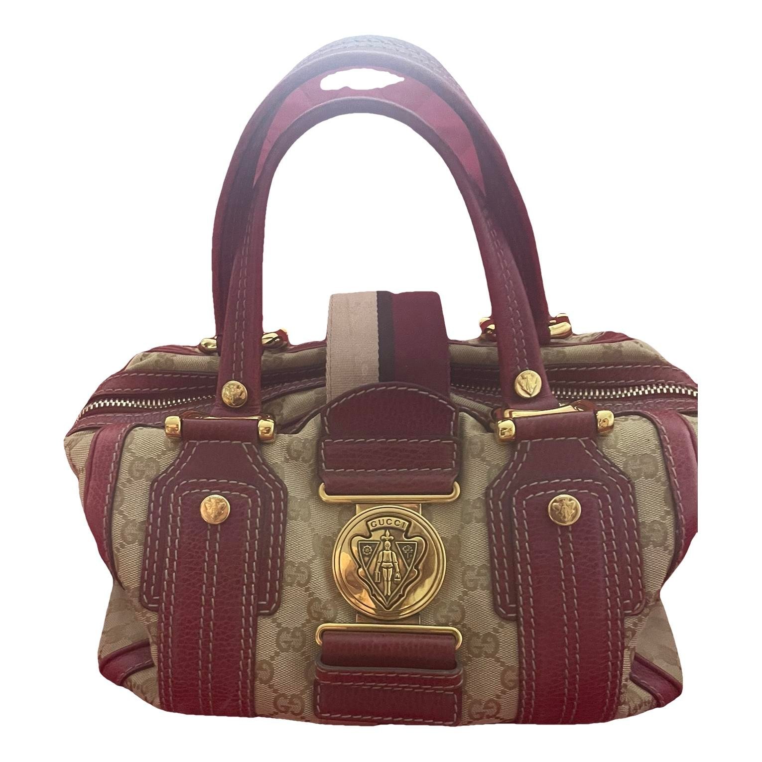 Boston leather handbag