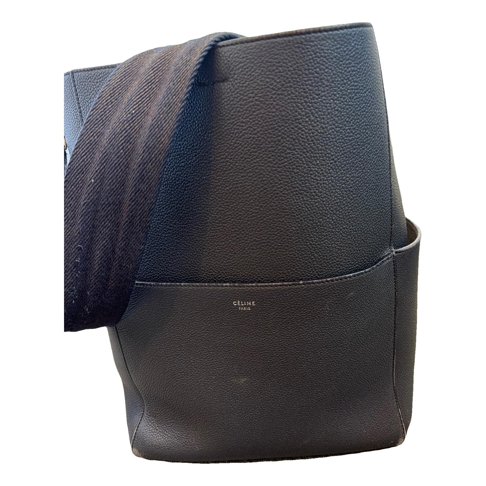 Seau Sangle leather tote