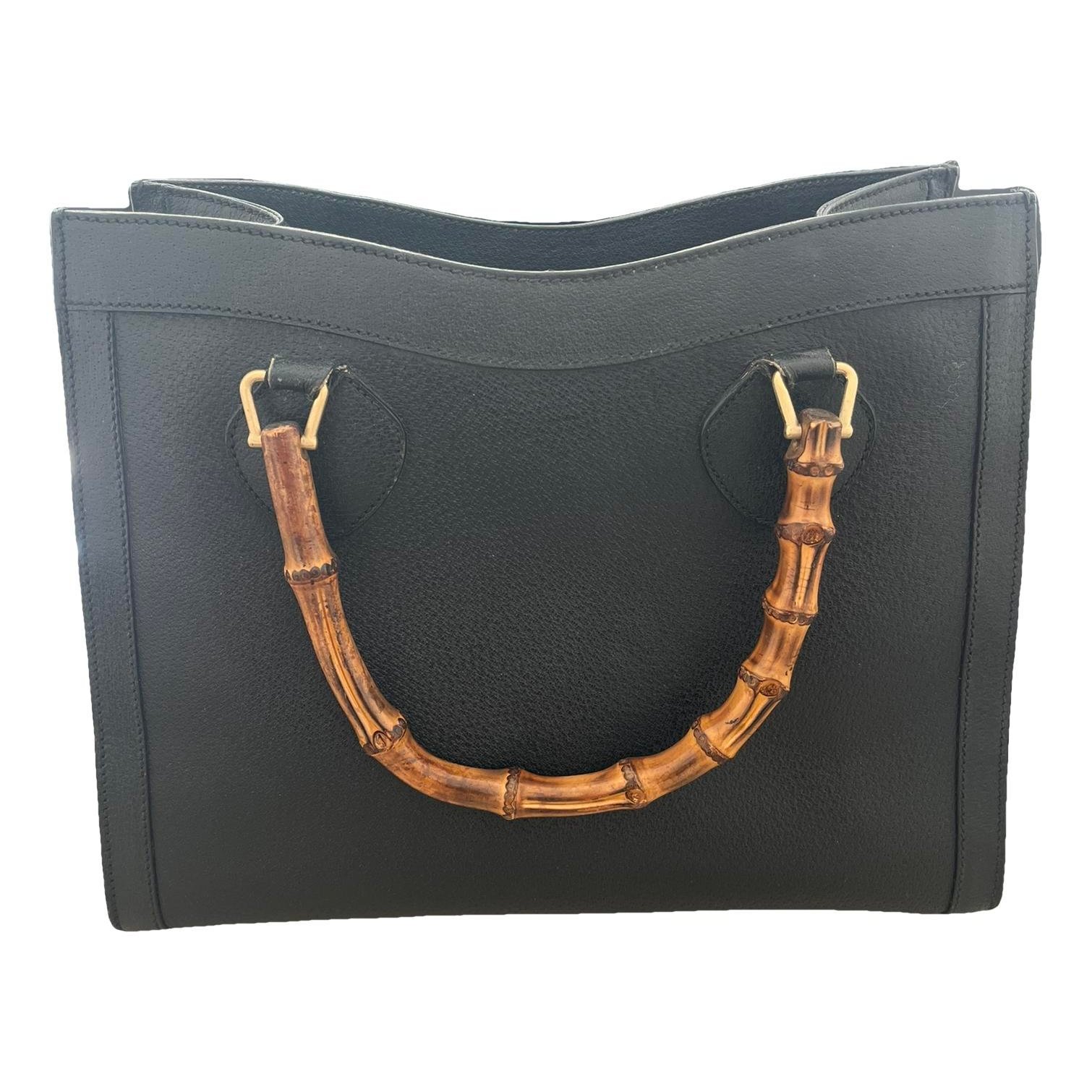Bamboo leather handbag