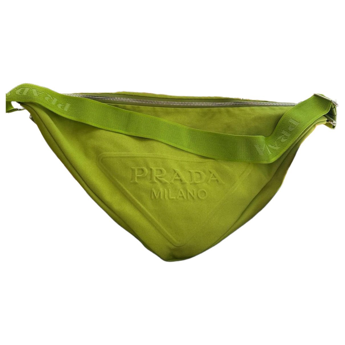 Triangle cloth crossbody bag