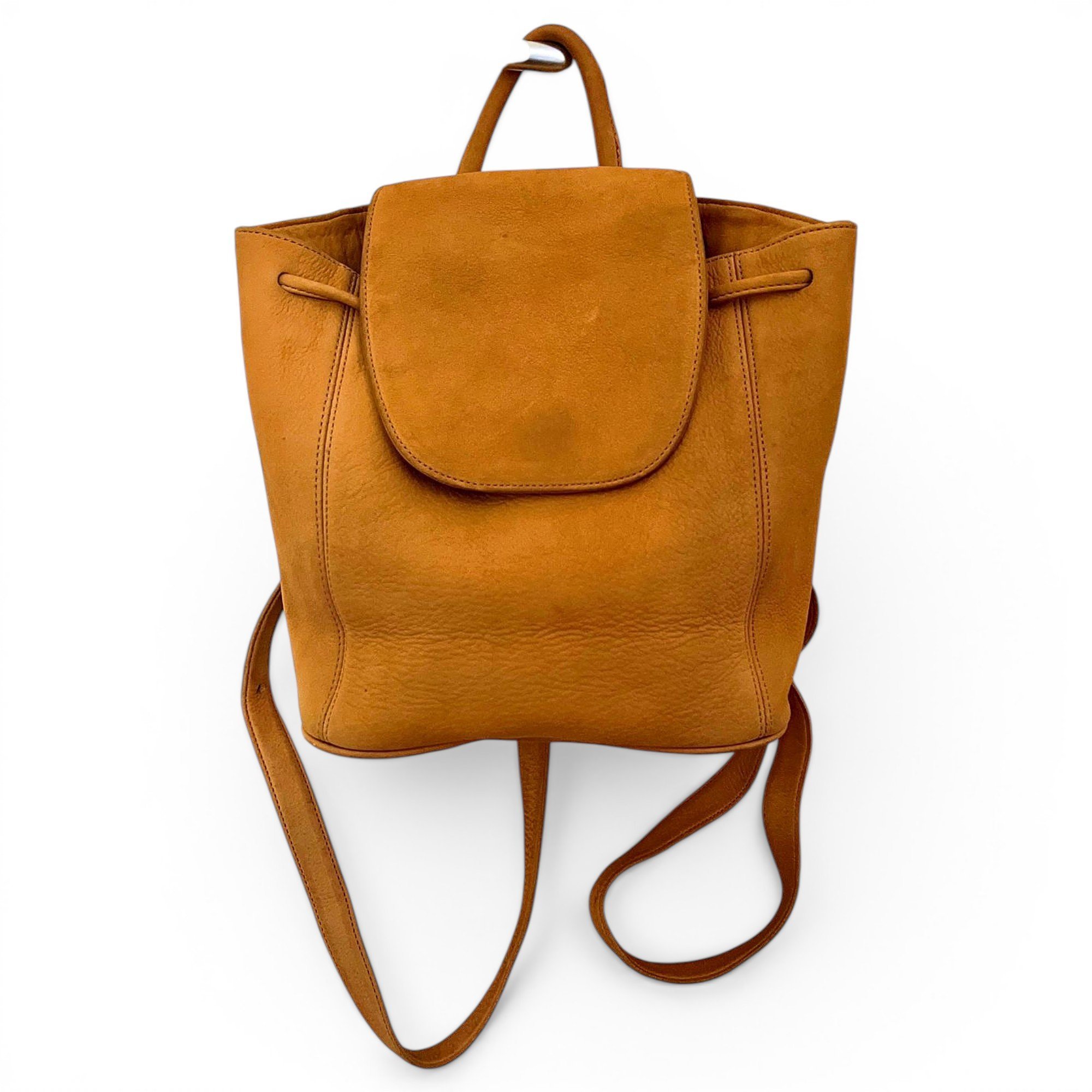 Leather backpack
