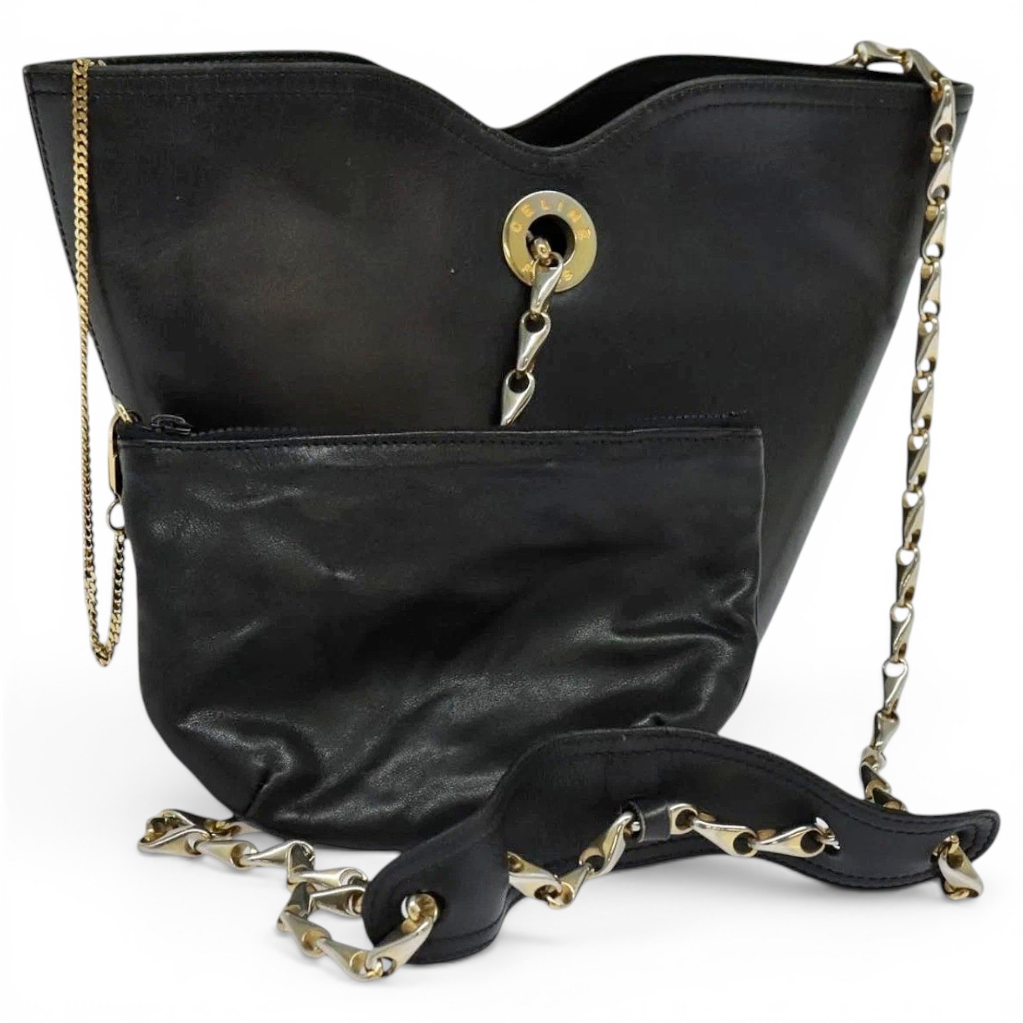 Leather handbag