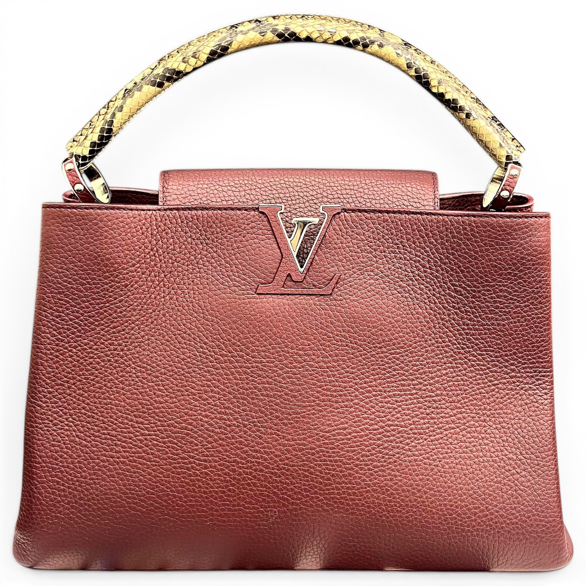Capucines leather handbag