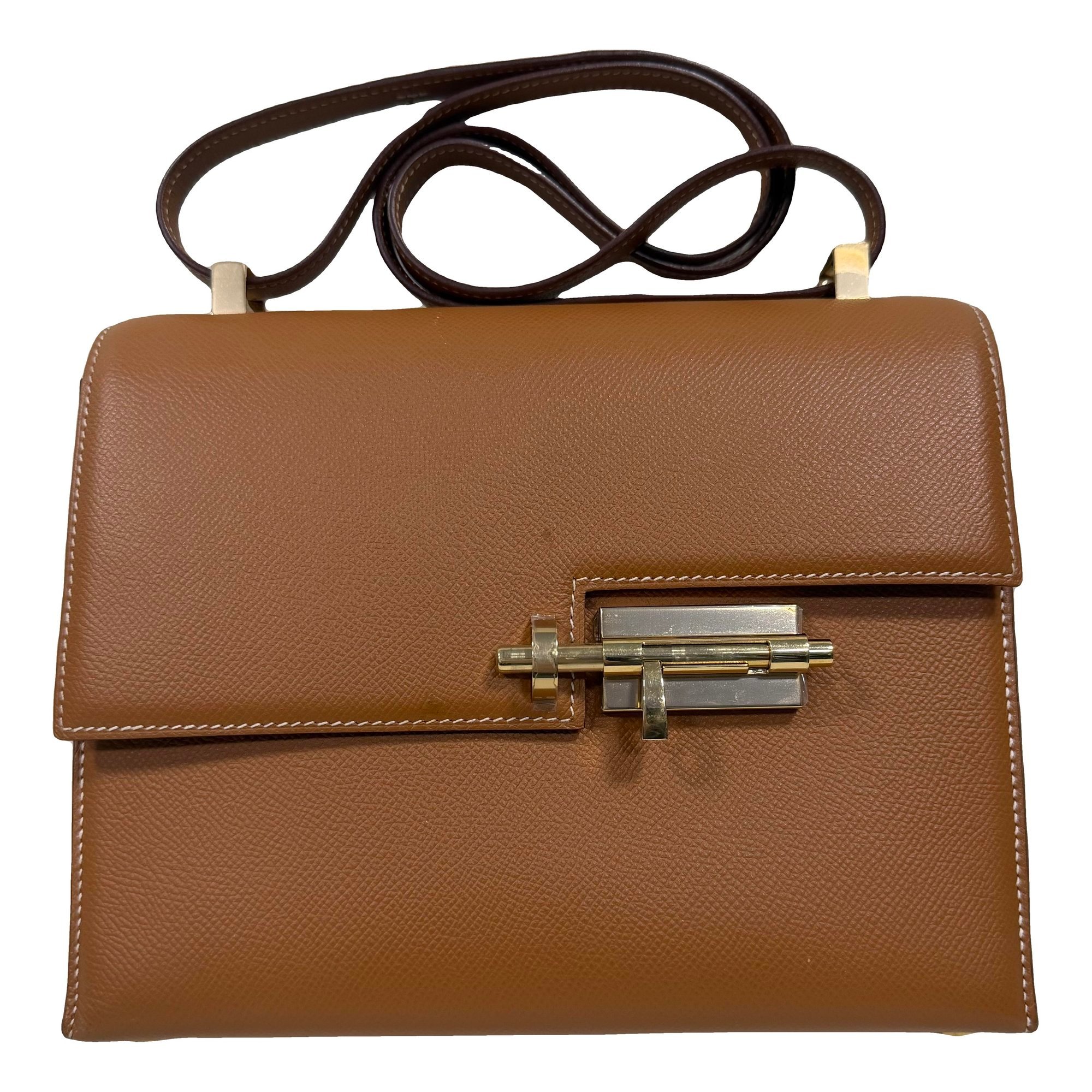 Verrou leather handbag