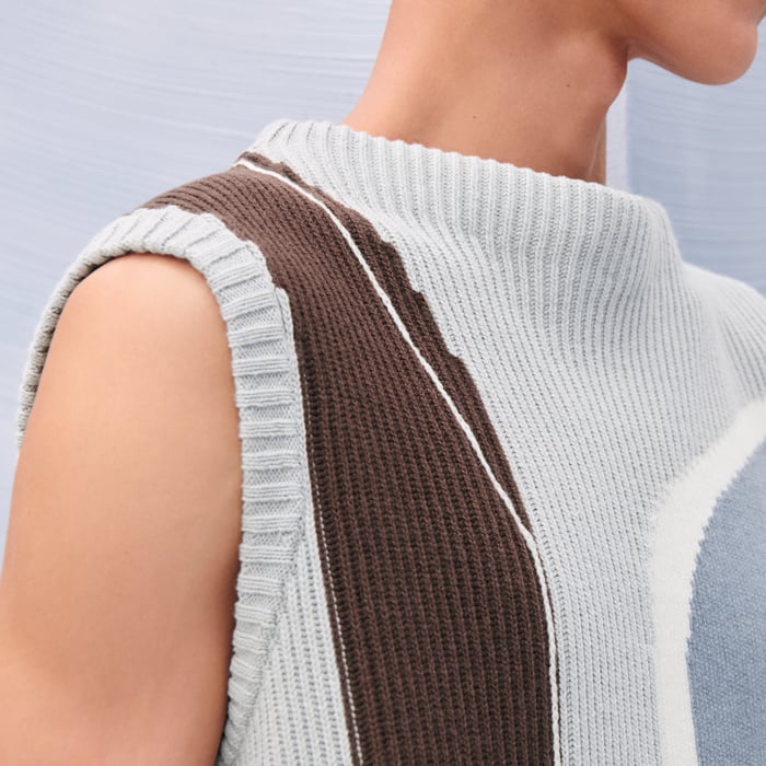 Brume "Maxi Valentin Valentine Colore" Sleeveless Sweater