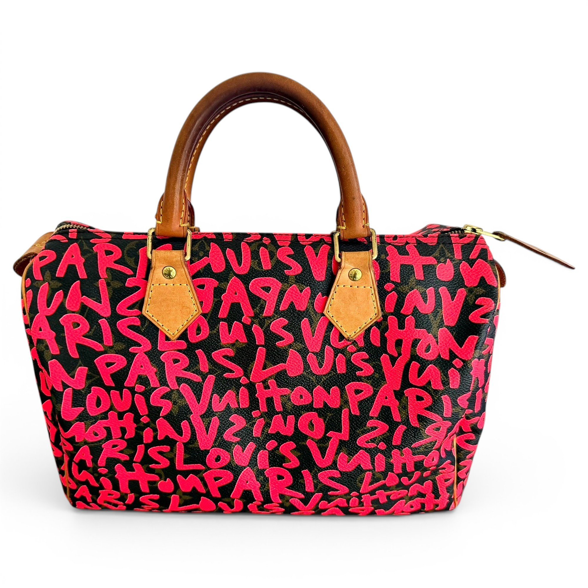 Speedy leather handbag