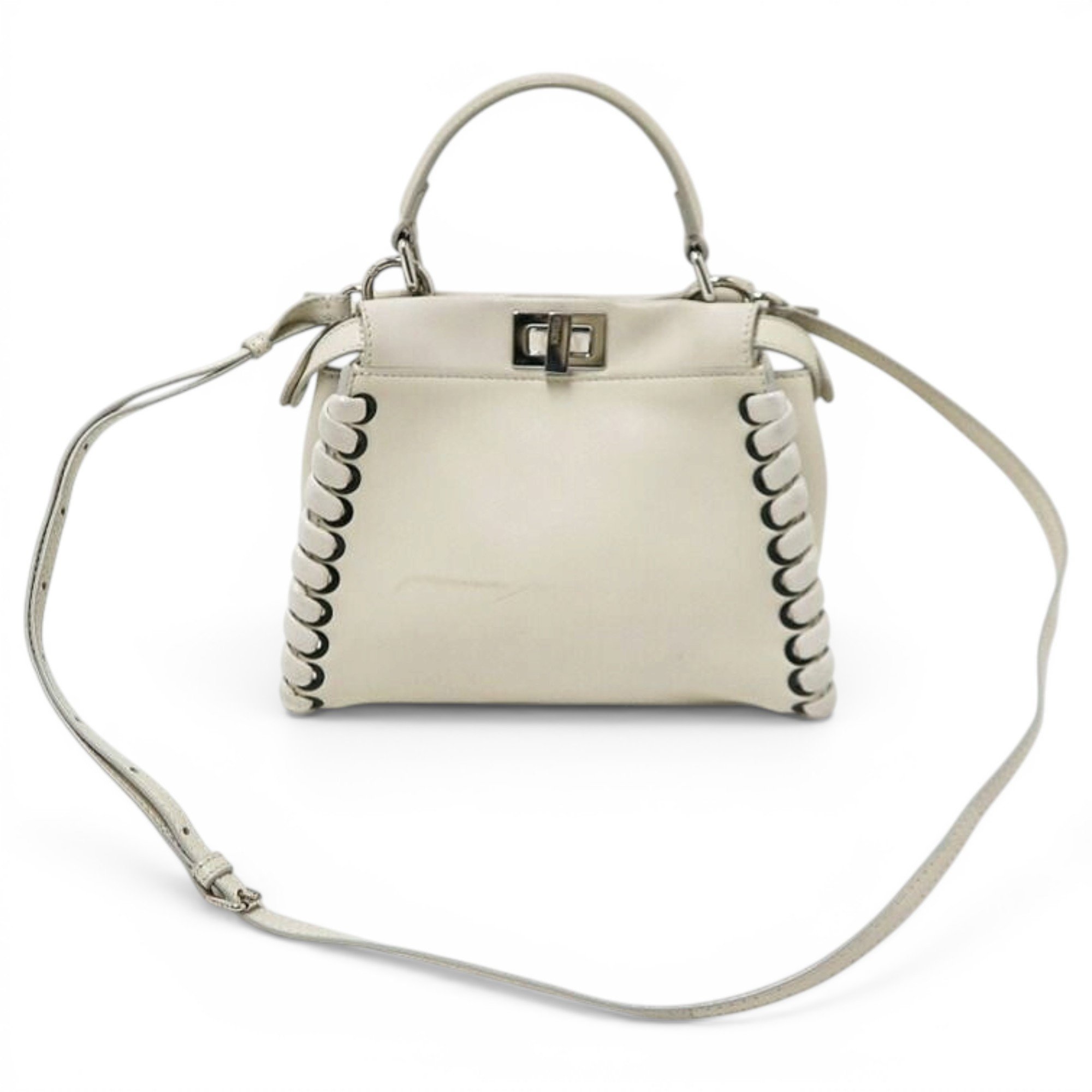 Peekaboo leather handbag