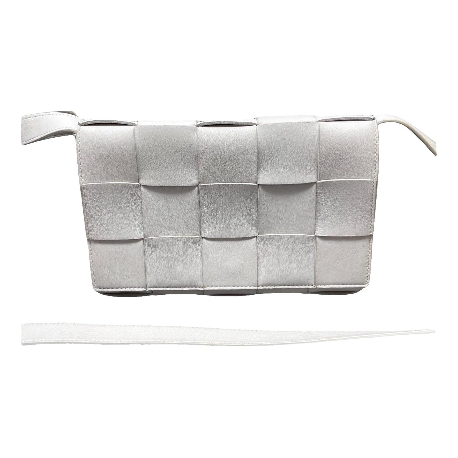 Cassette leather handbag