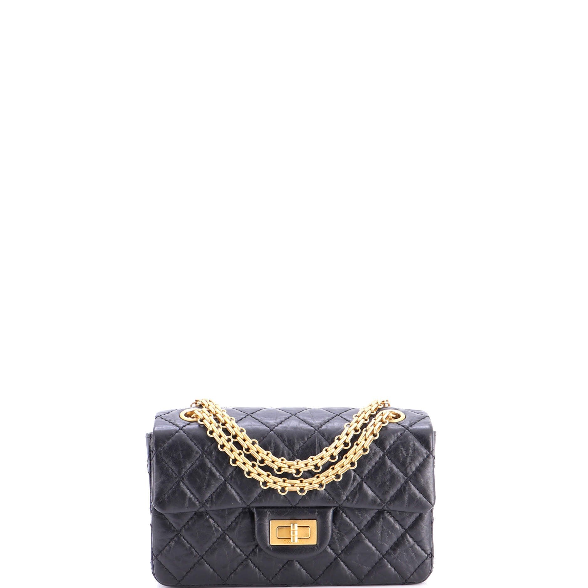 Reissue 2.55 Flap Bag Quilted Aged Calfskin 224