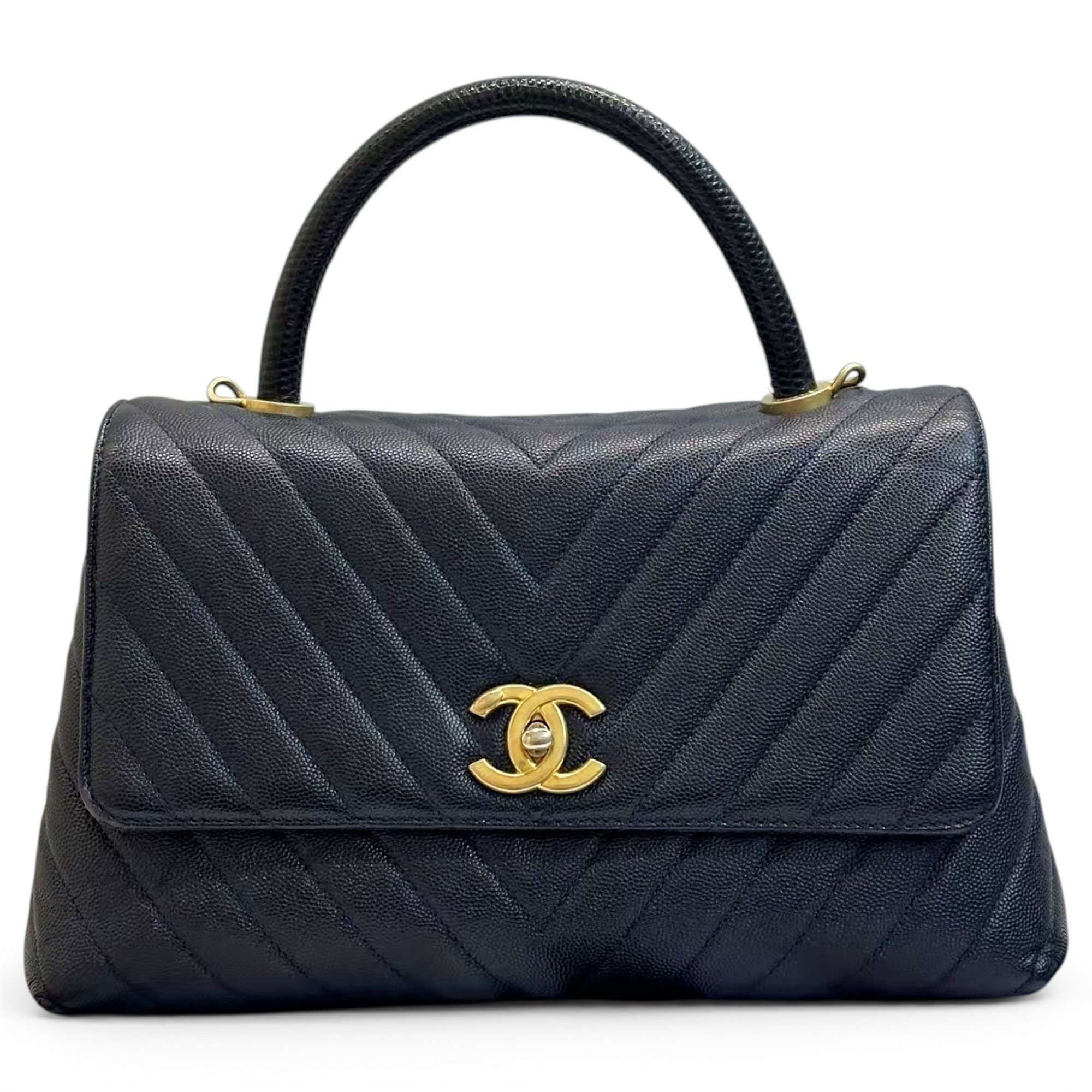 Coco Handle leather handbag