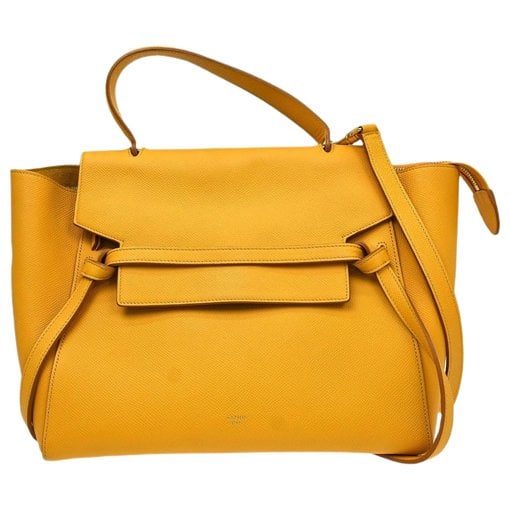 Belt leather handbag