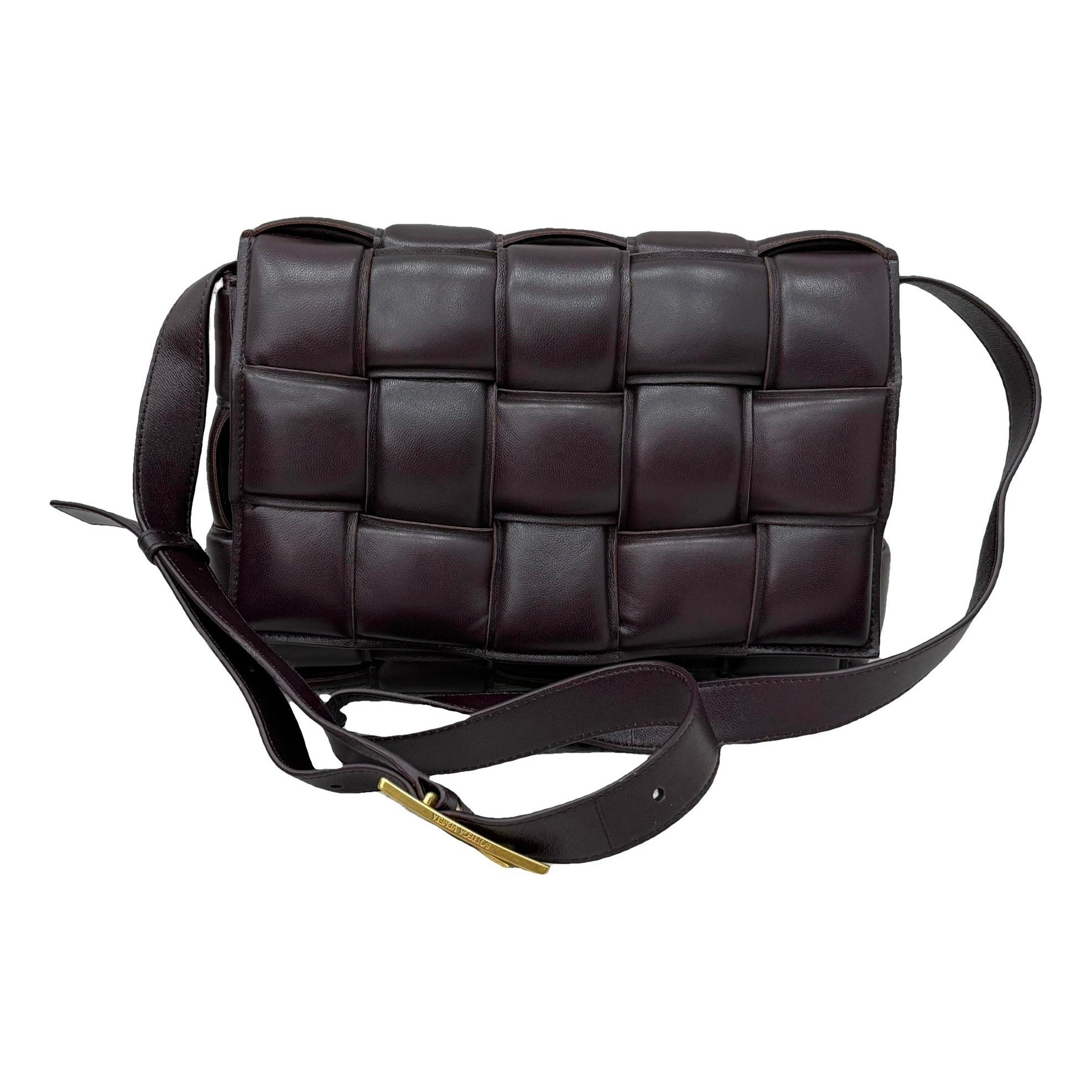 Cassette Padded leather handbag
