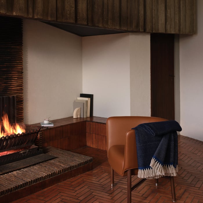 Ivoire H Tape Lino Blanket