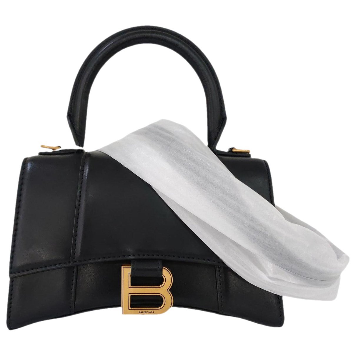 Balenciaga Hourglass leather handbag