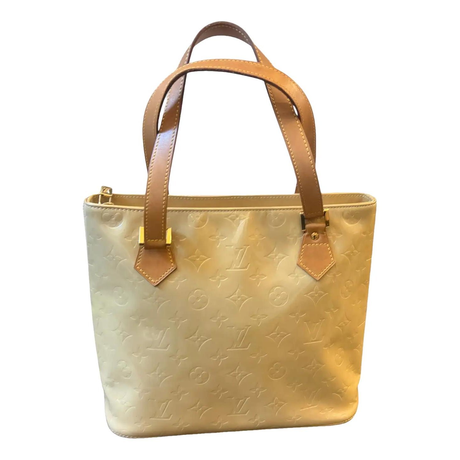 Houston patent leather tote