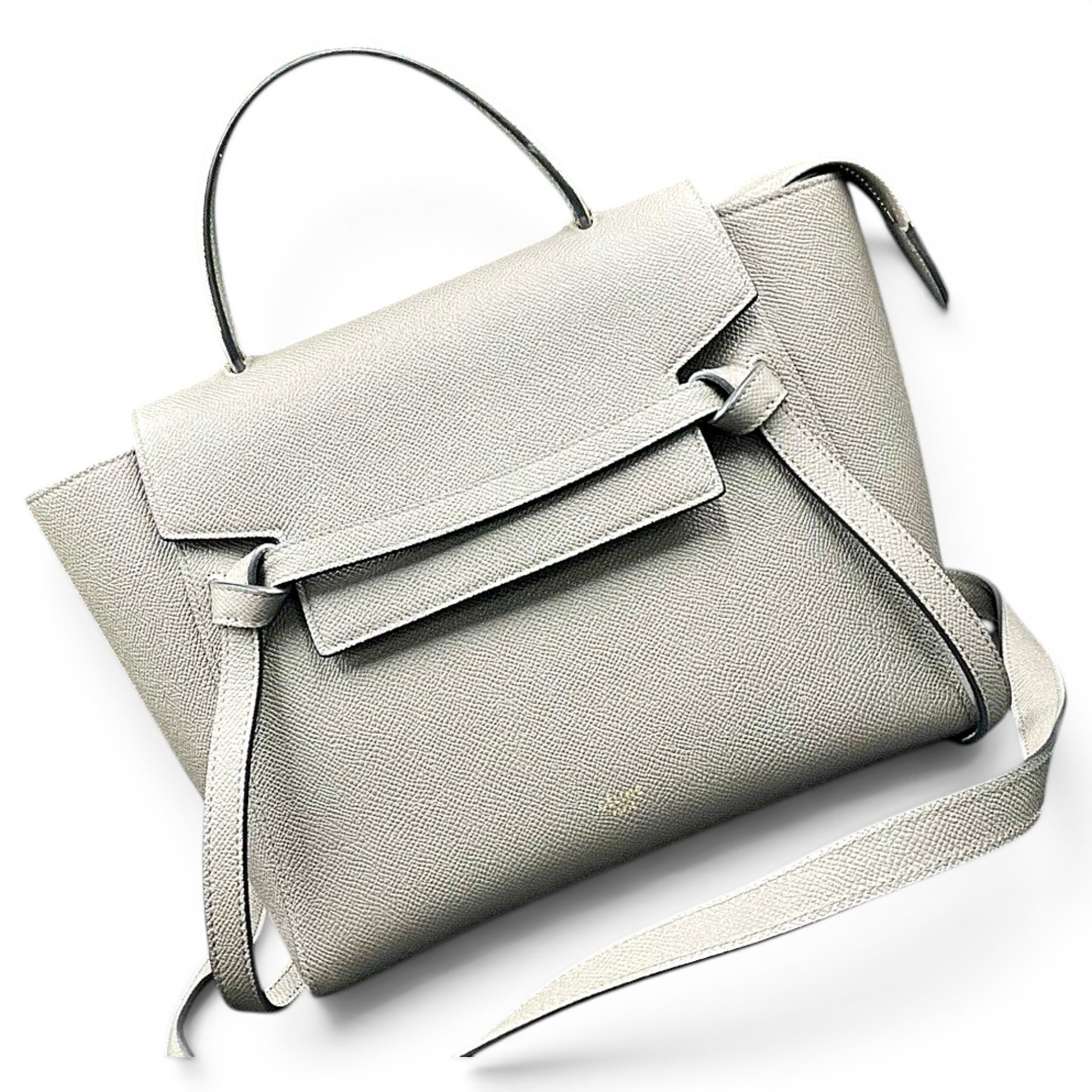 Belt leather handbag