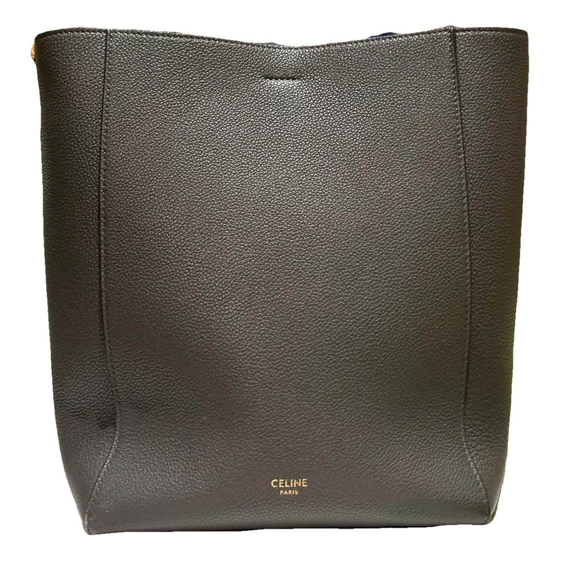 Seau Sangle leather tote