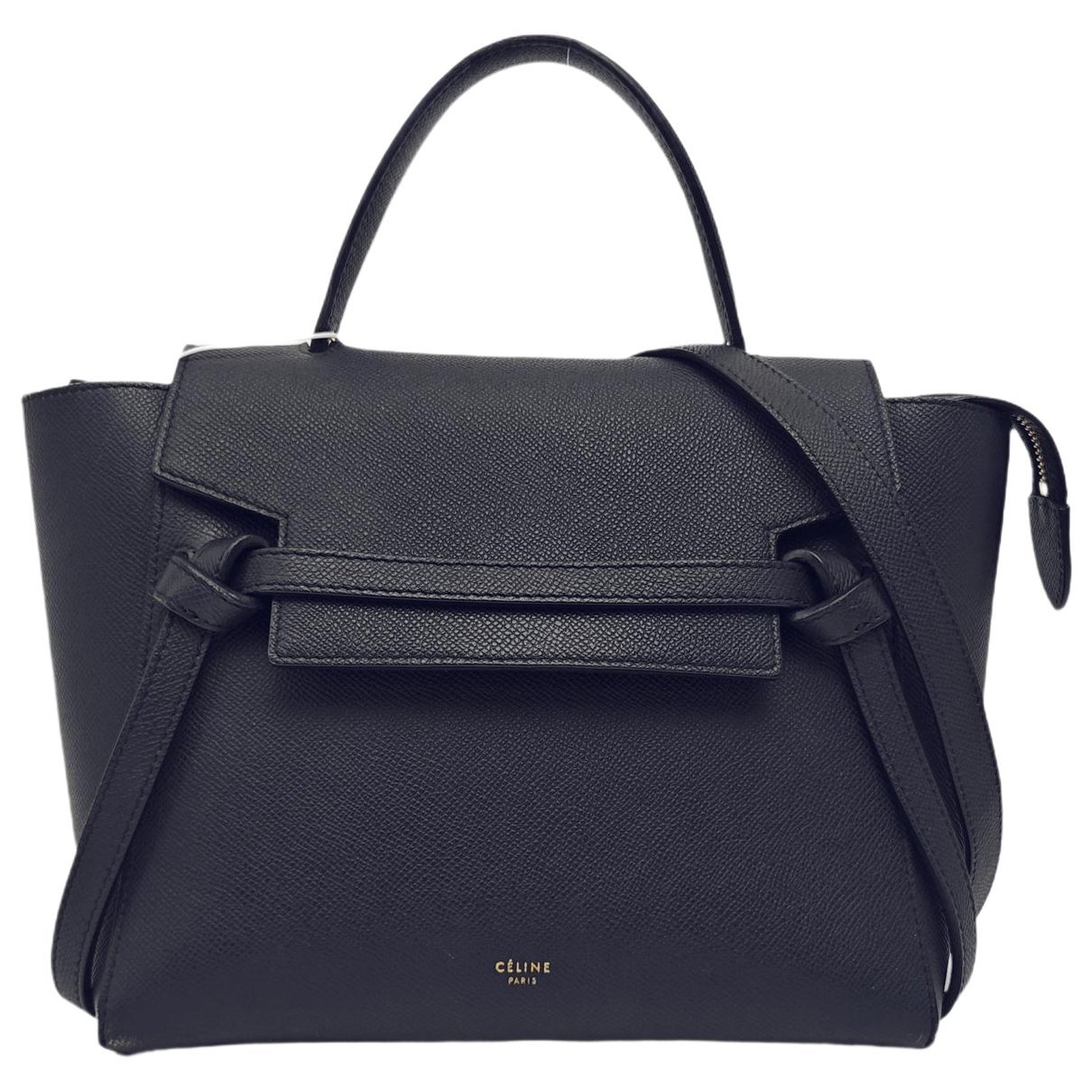 Belt leather handbag