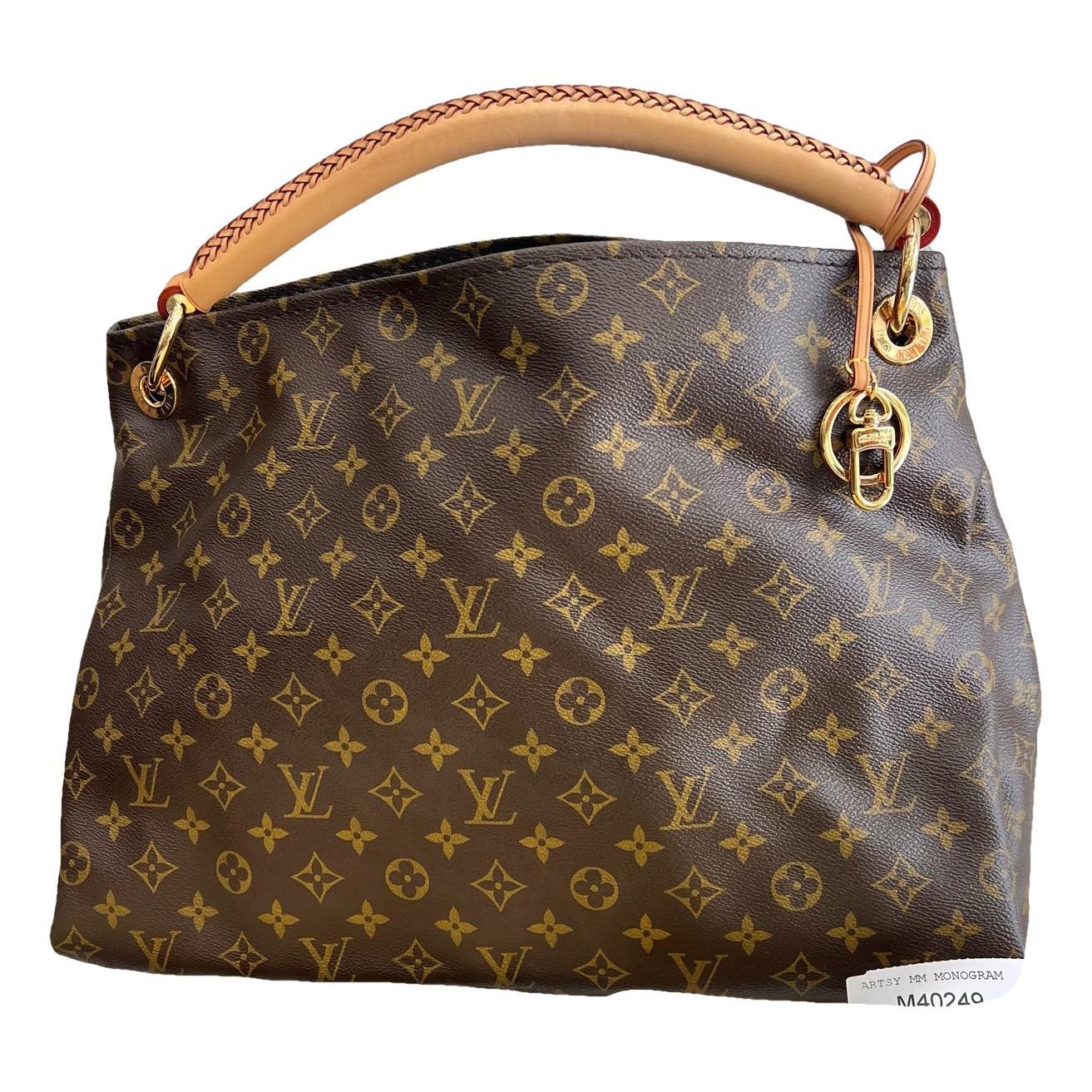 Artsy leather handbag