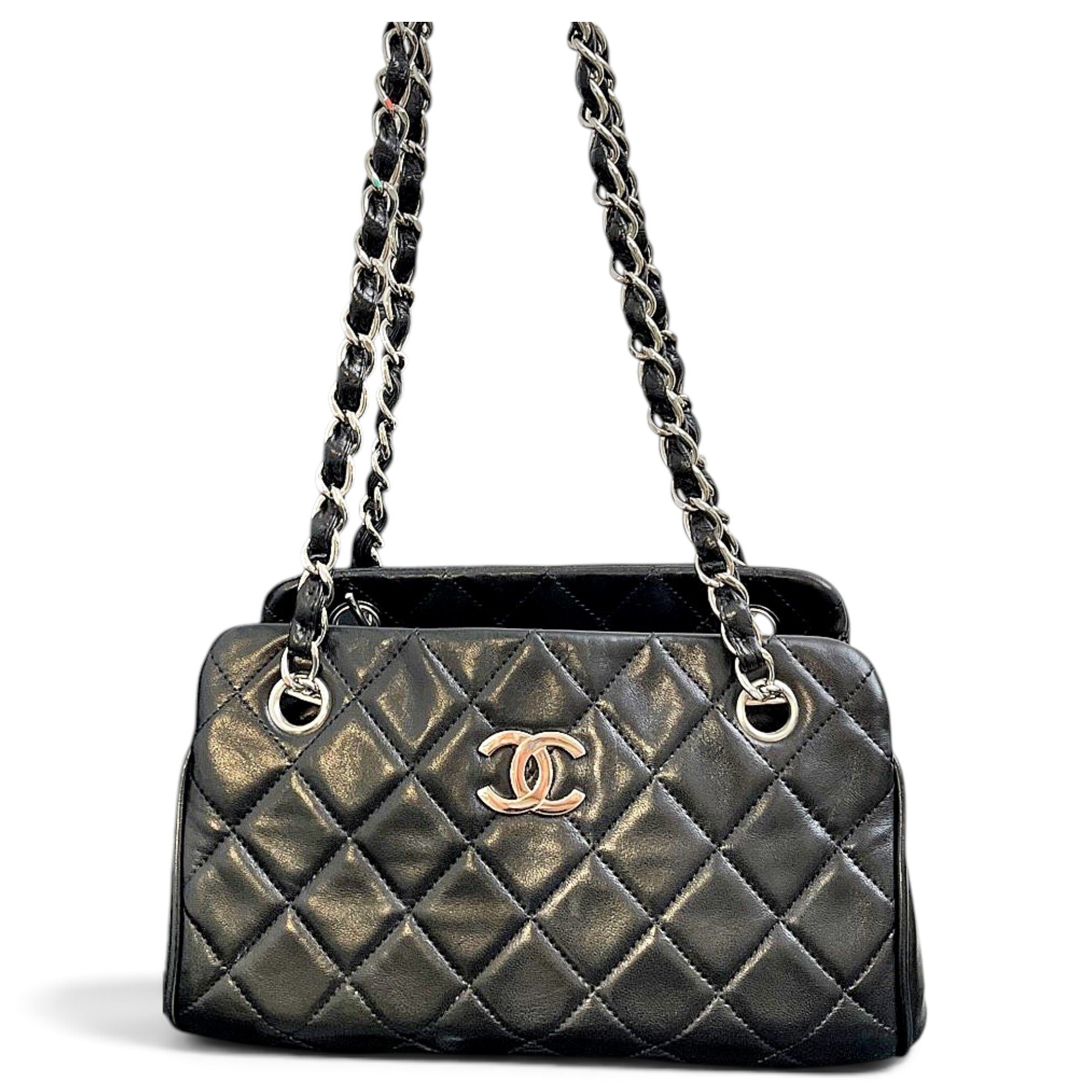 Mademoiselle leather handbag