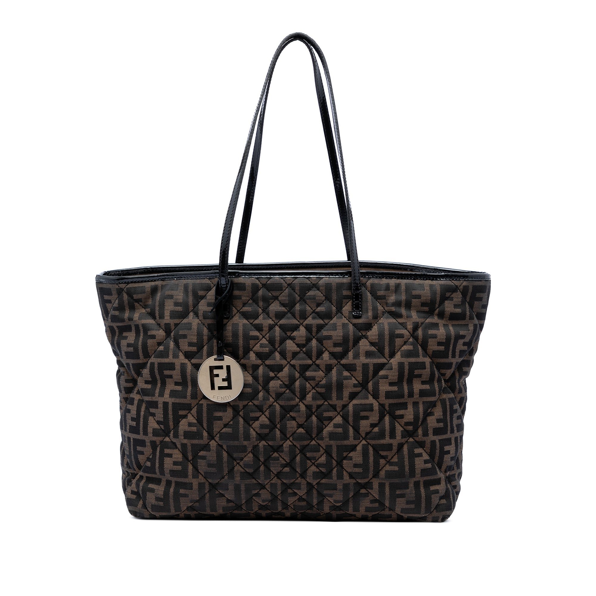 Patent leather tote
