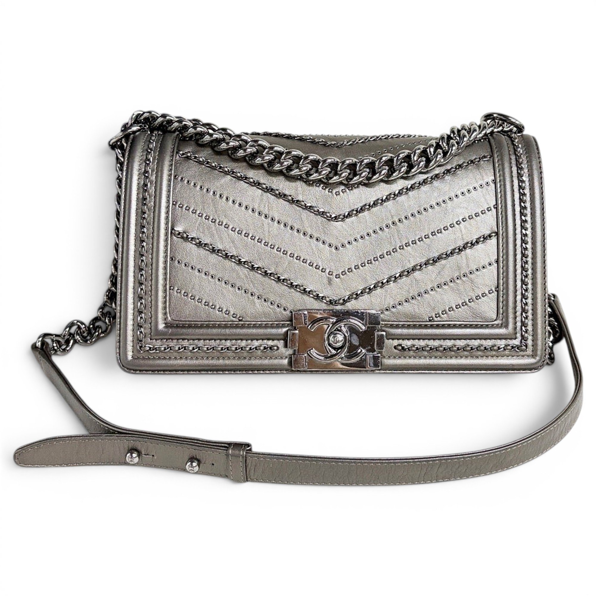 Leather handbag