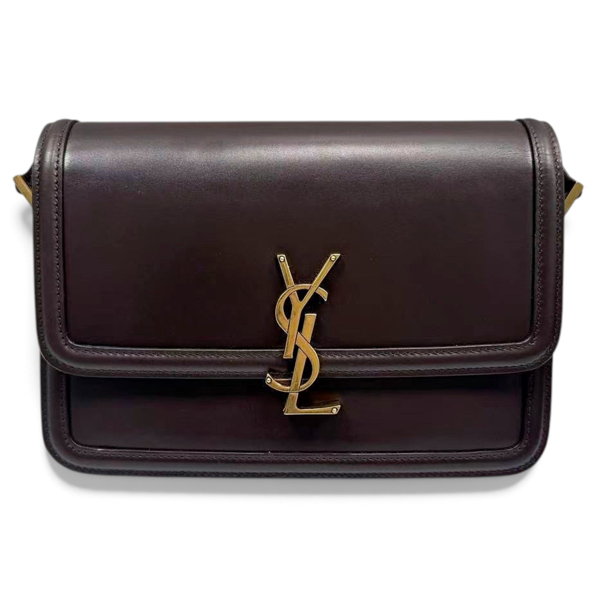 Solférino leather handbag