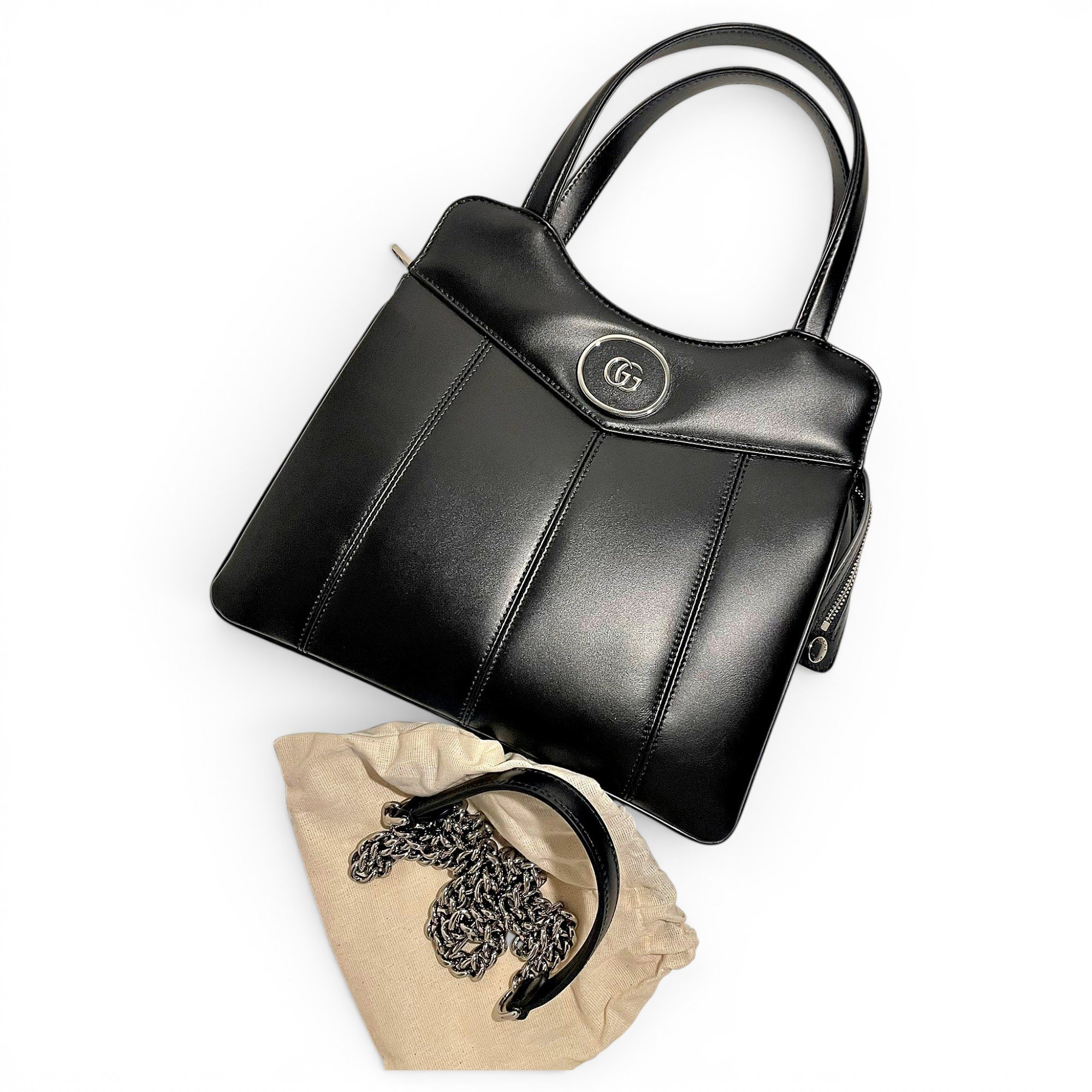 Leather handbag