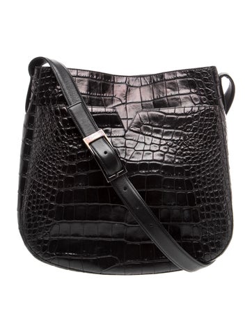 Embossed Leather Shoulder Bag