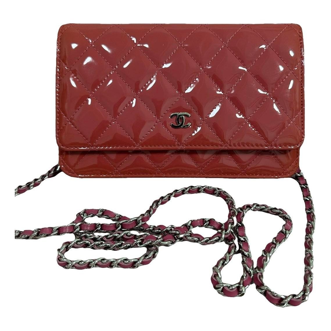Wallet On Chain Timeless/Classique leather handbag