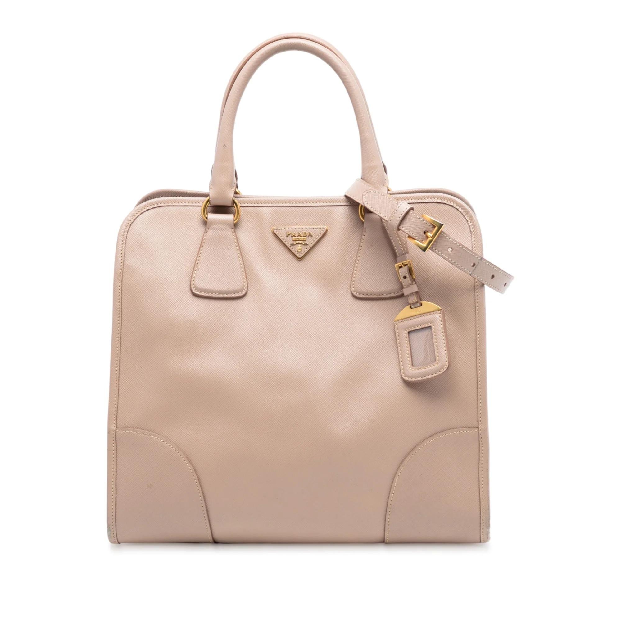 Leather tote