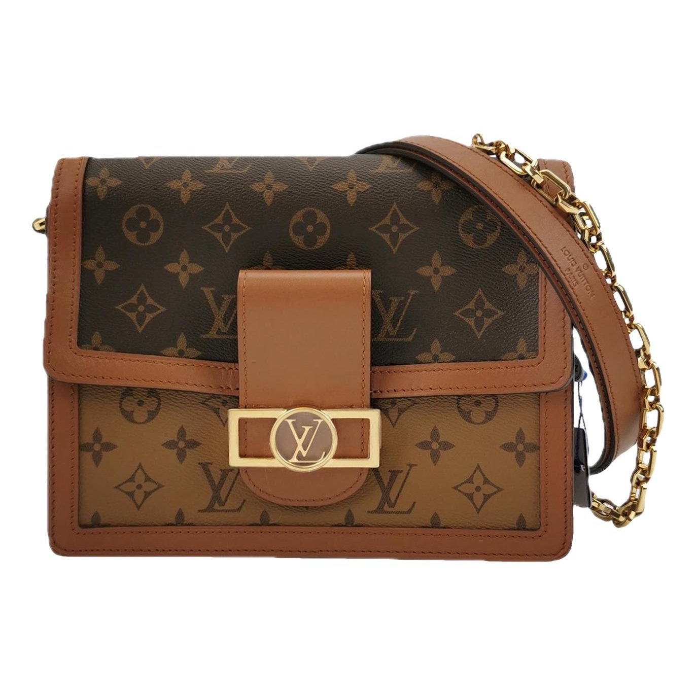 Dauphine leather handbag