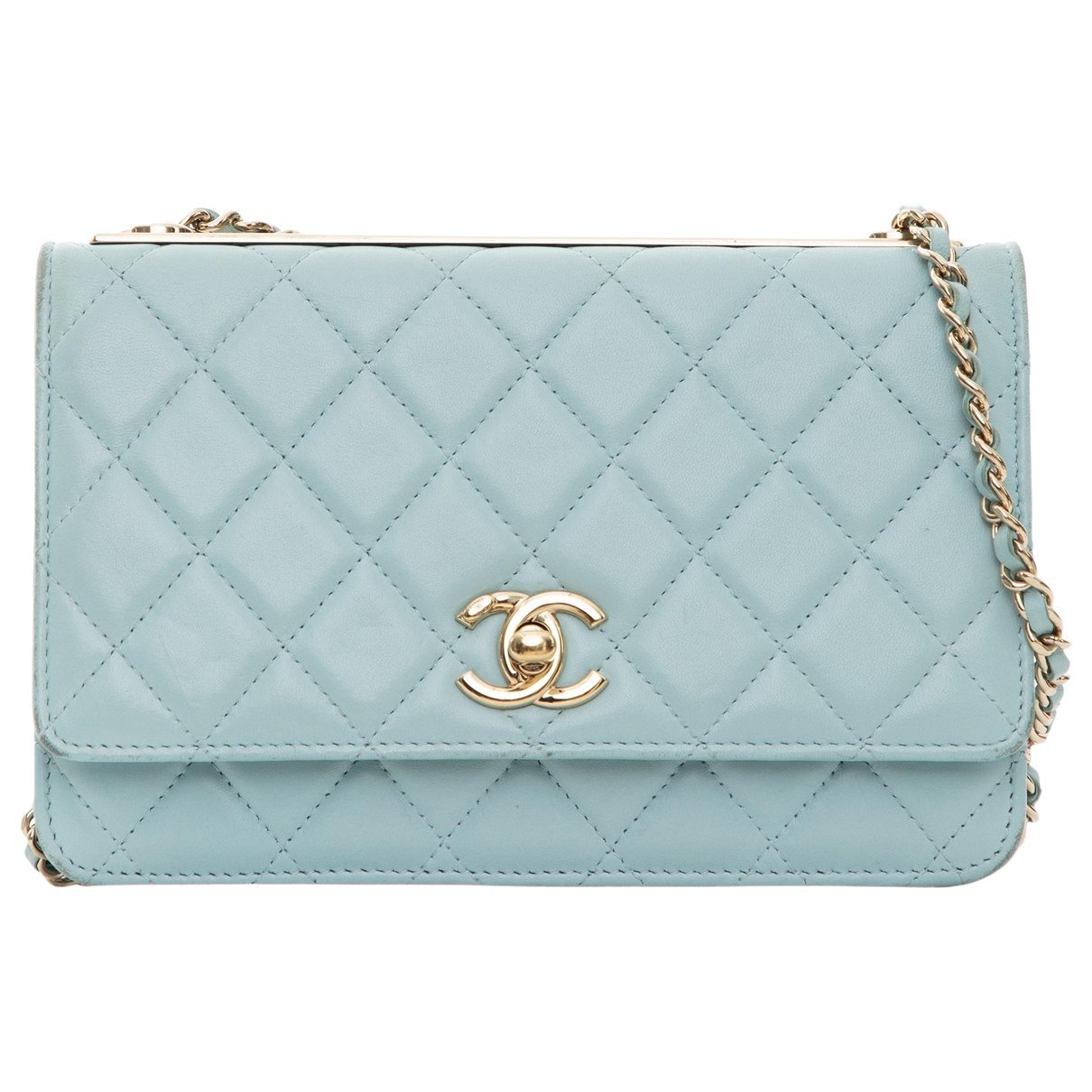 Trendy CC Wallet on Chain leather crossbody bag
