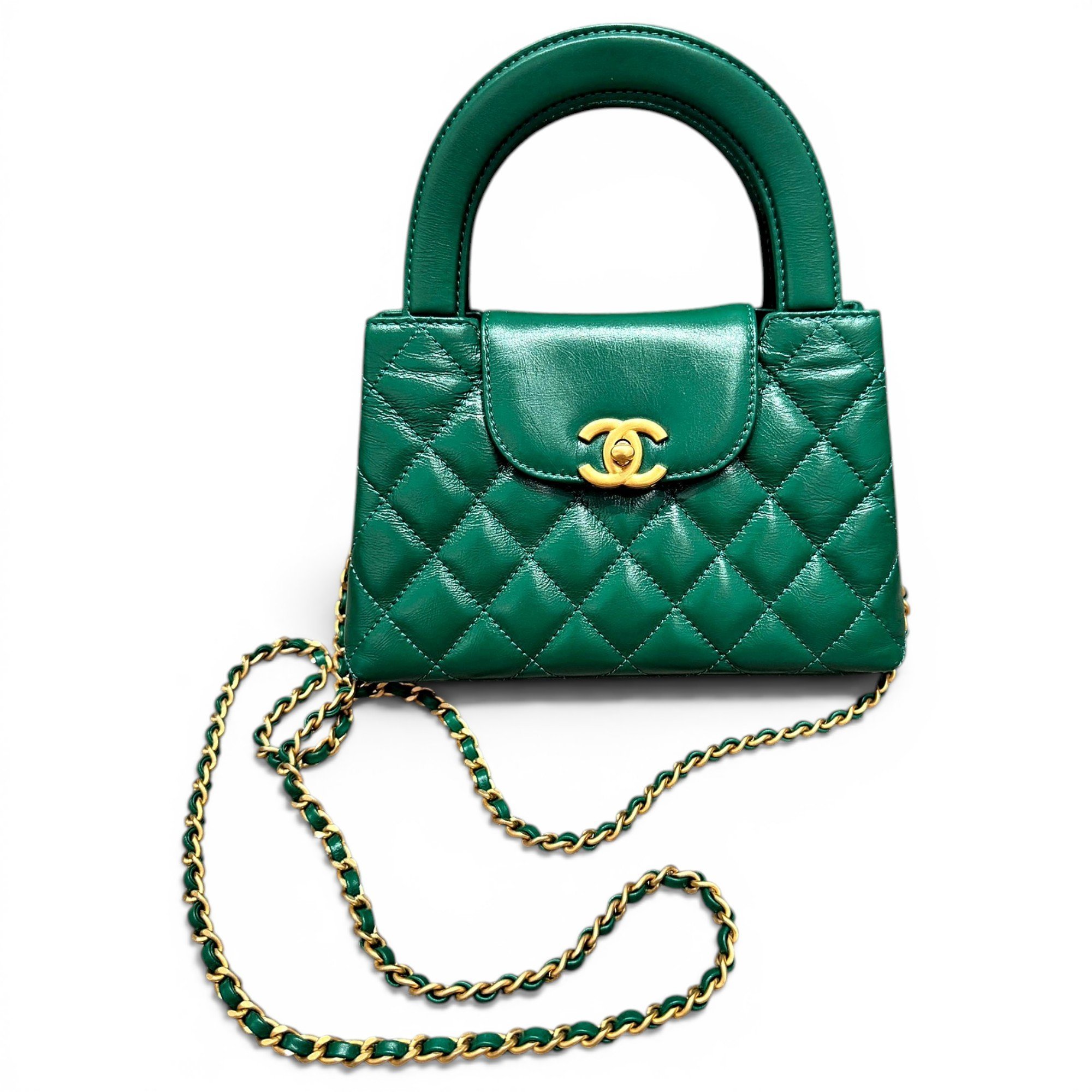 Mini Shopping leather crossbody bag