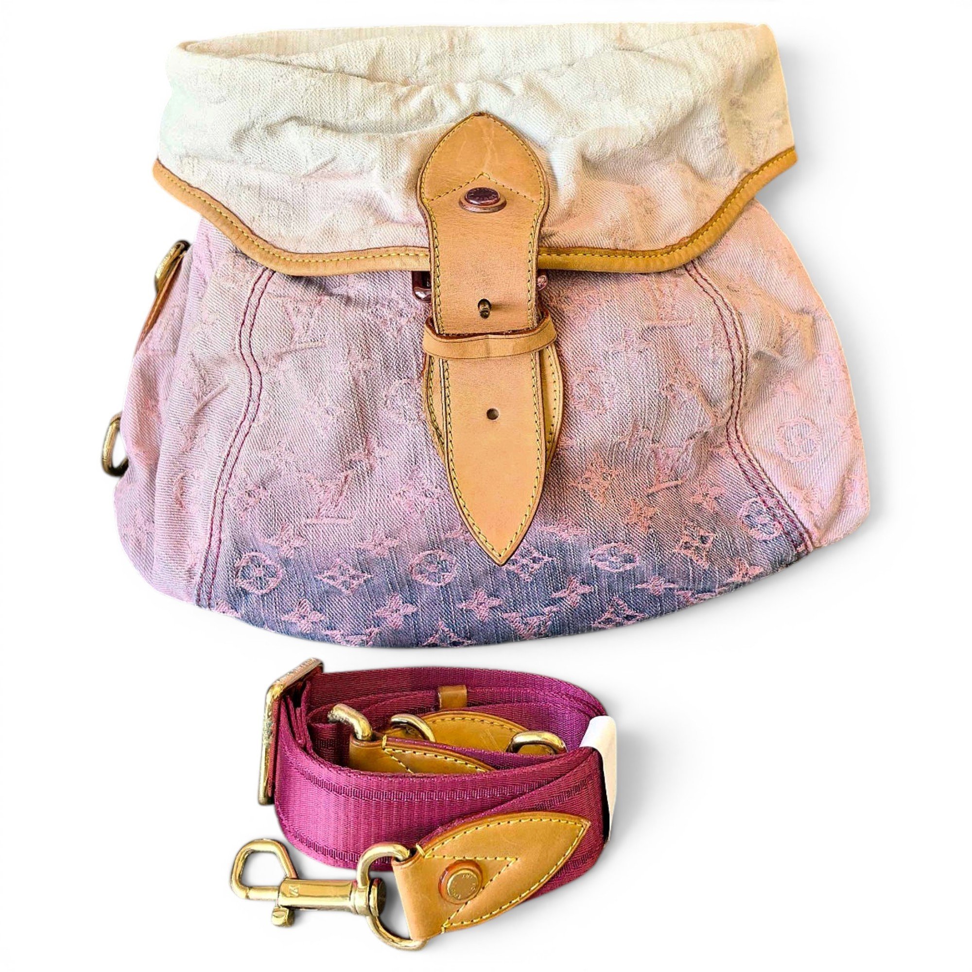 Sunburst cloth handbag