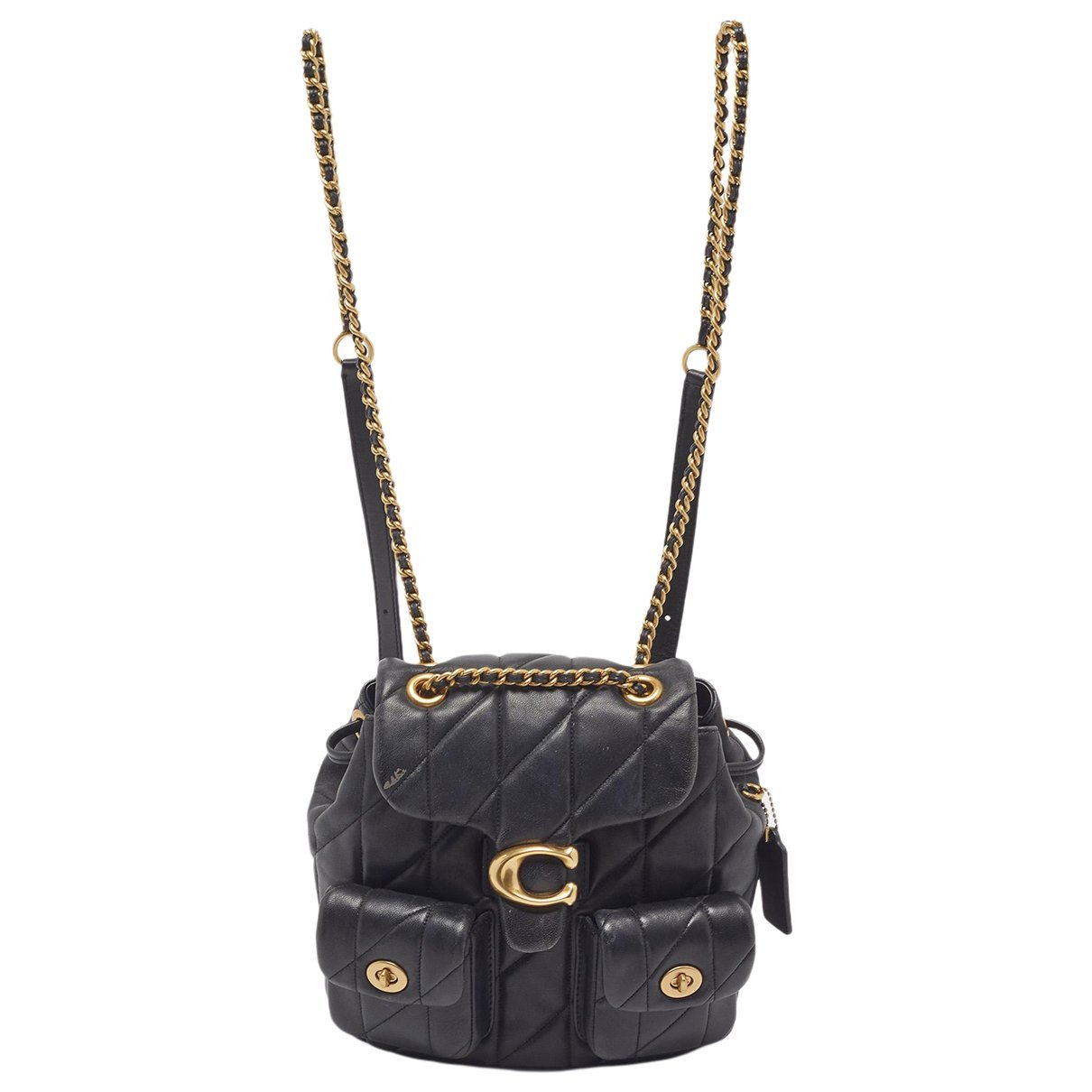 Leather backpack