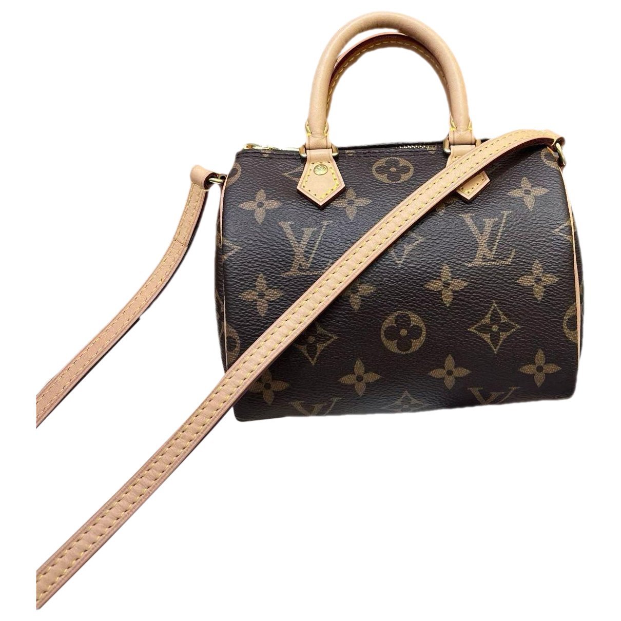 Louis Vuitton Nano Speedy / Mini HL leather handbag