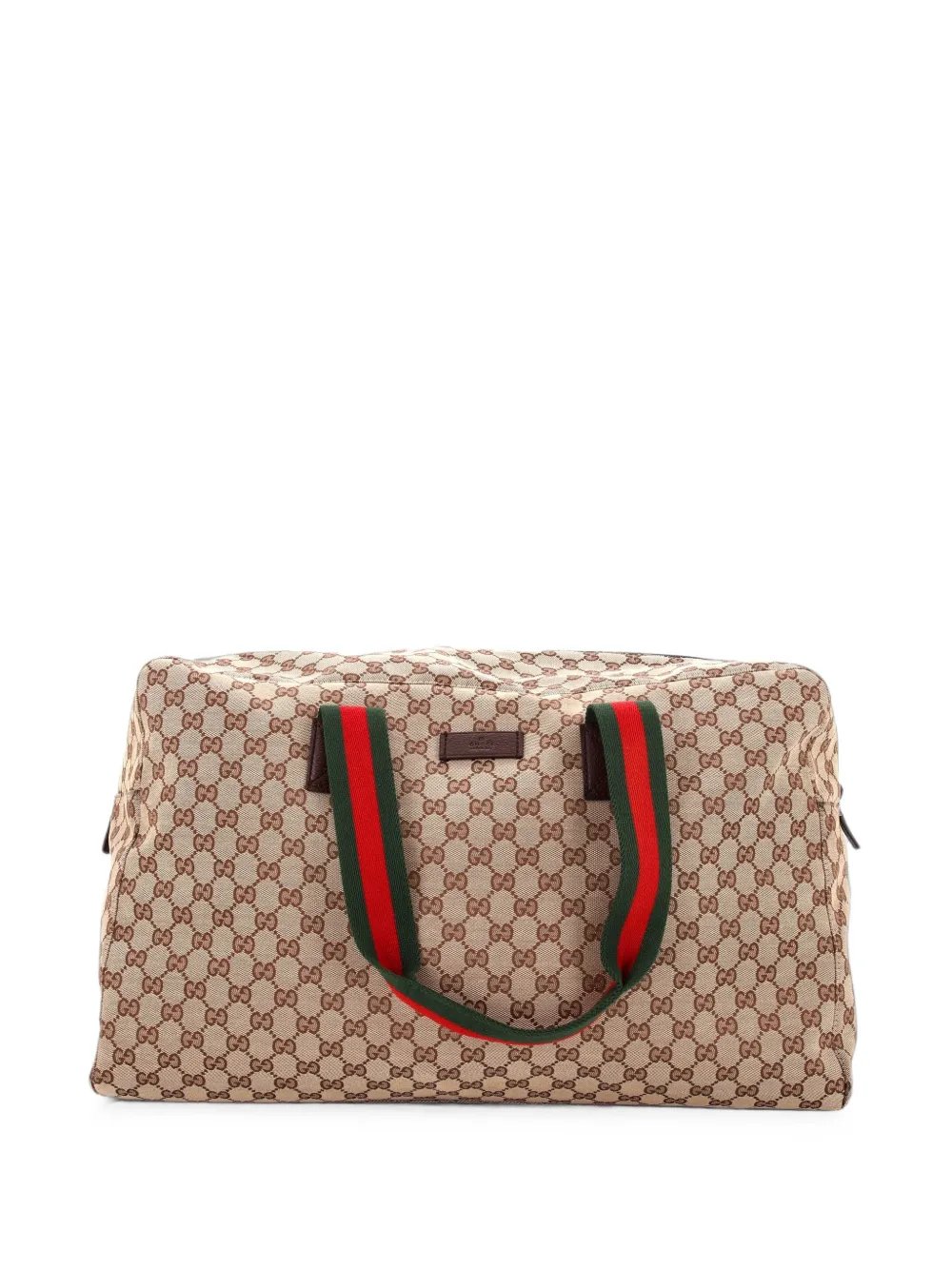 Web Carry On Duffle Bag GG Canvas Large travel bag