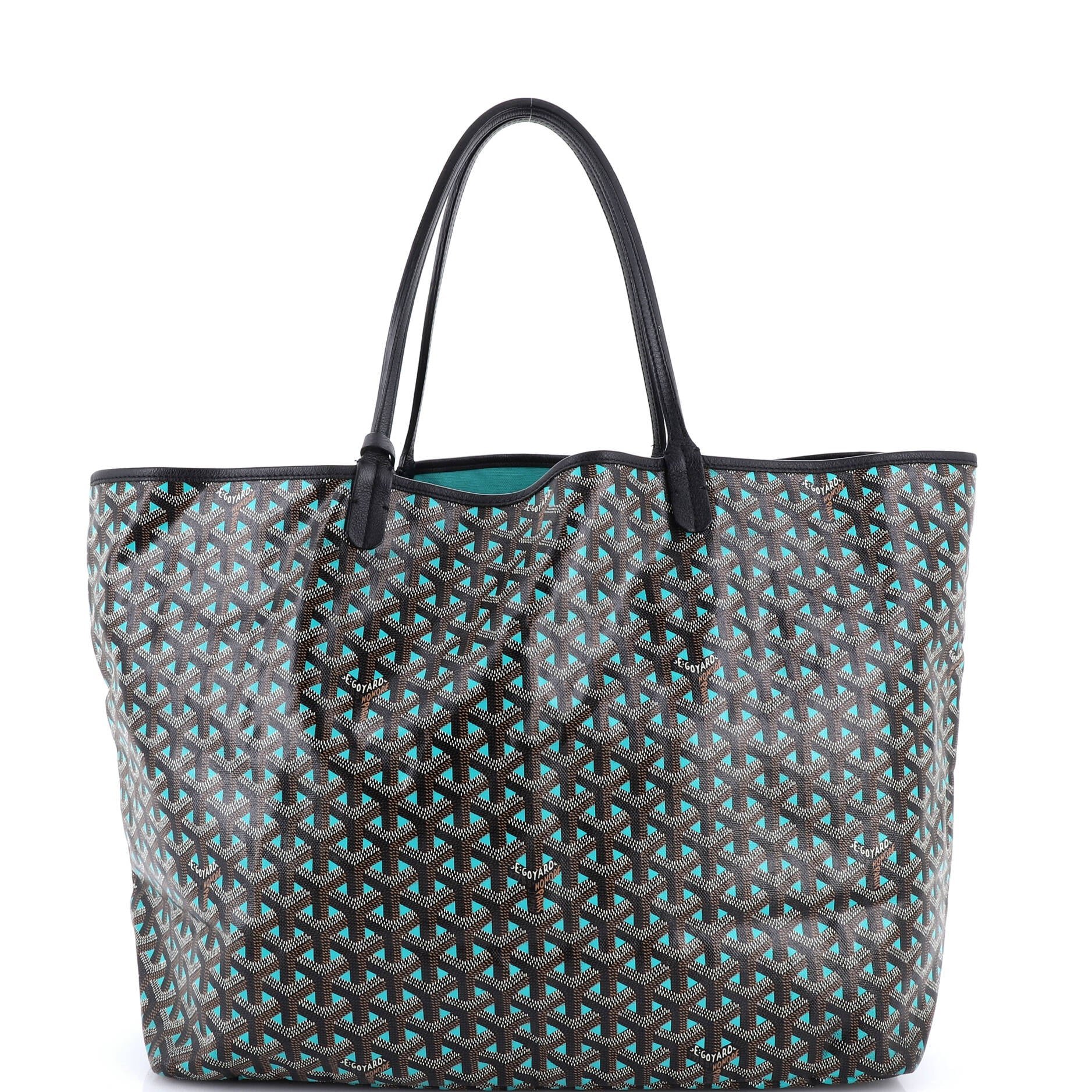 Goyard Saint Louis Tote Claire Voie Coated Canvas GM