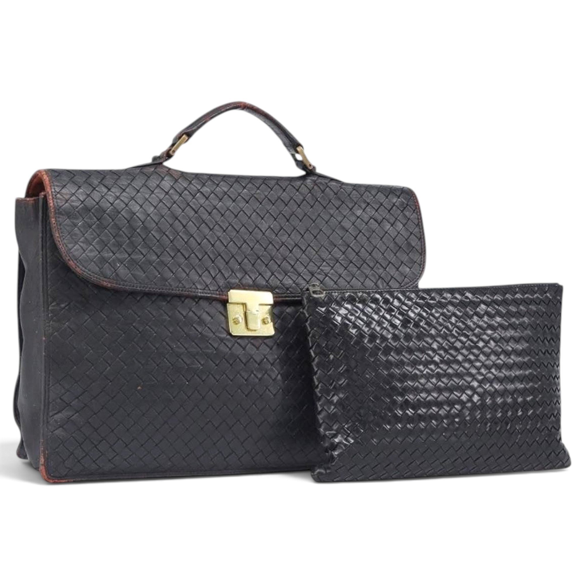 Veneta leather handbag